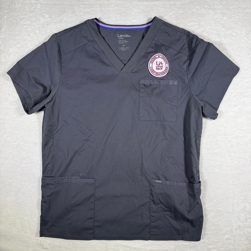 Landau ProFlex‎ Grey UA Little Rock School of Nursing Scrub Top Registered Nurse